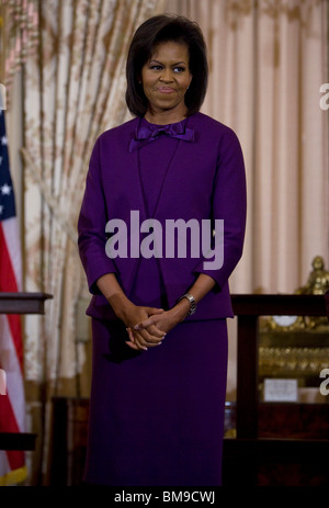 First Lady Michelle Obama. Stockfoto