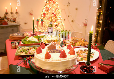 Weihnachtskuchen Stockfoto