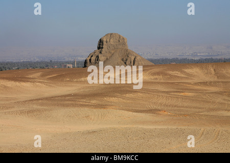 Die Schwarze Pyramide des Ägyptischen Pharao Amenemhat III (12. Dynastie) in Dahschur, Ägypten Stockfoto