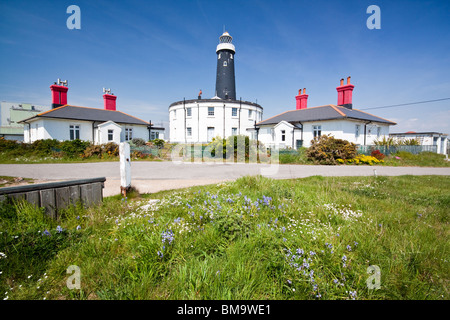 Der alte Leuchtturm Dungeness Kent Stockfoto