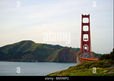 Golden Gate Bridge mit Blick nach Marin County Stockfoto