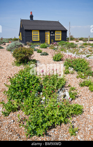 Prospect Cottage - die späten Jarmans Haus am Strand Dungeness Kent Stockfoto