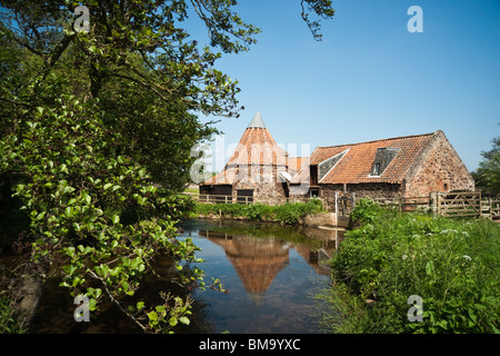 Preston Mühle, East Lothian, Schottland - historische Wassermühle Stockfoto