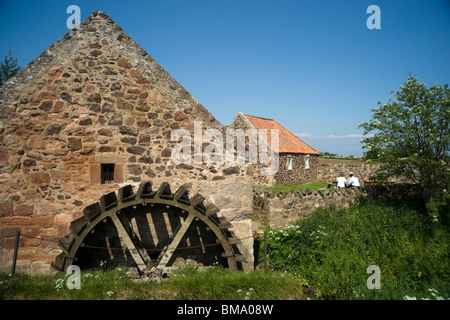 Preston Mühle, East Lothian, Schottland - historische Wassermühle Stockfoto