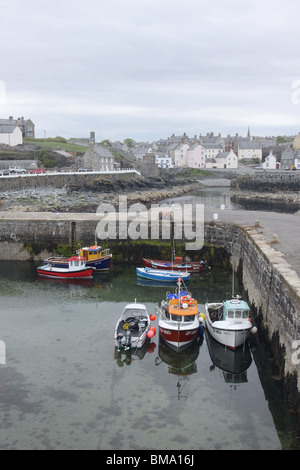 Fischerboote in portsoy Hafen Schottland Mai 2010 Stockfoto