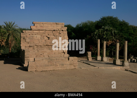 Tempel des Augustus, am Philae nun auf Agilka Insel in Ägypten Stockfoto