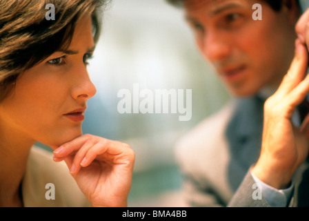 Frau im Business-Meeting. Stockfoto