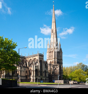 Kirche St. Mary Redcliffe, eine anglikanische Pfarrkirche in Bristol, England, UK Stockfoto