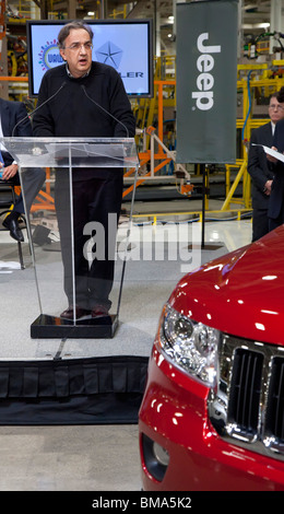 Chrysler CEO Sergio Marchionne Stockfoto