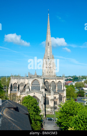 Kirche St. Mary Redcliffe, eine anglikanische Pfarrkirche in Bristol, England, UK Stockfoto