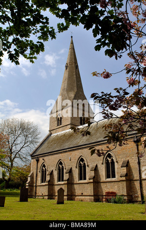 St. Wilfrid's Kirche, Kirkby-in-Ashfield, Nottinghamshire, England, Vereinigtes Königreich Stockfoto