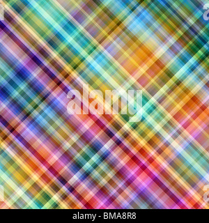 Bunte Pixel Diagonale Mosaik Hintergrund. Stockfoto