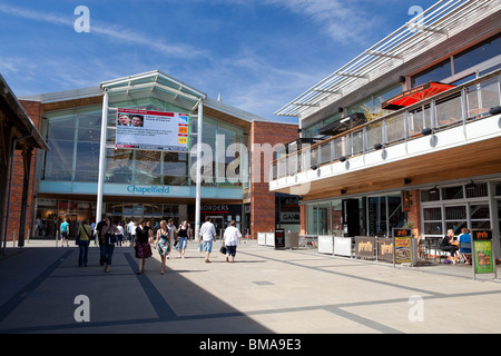 Chapelfield Einkaufszentrum, Norwich Stadtzentrum Stockfoto