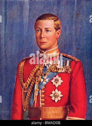 Edward VIII, 1894 bis 1972. König des Vereinigten Königreichs und Kaiser von Indien. Stockfoto