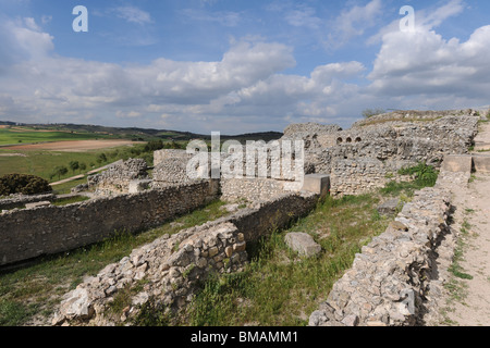 Archäologischer Park von Segobriga / Parque Arqueológico de Segóbriga, Saelices, Cuenca Provinz Kastilien-La Mancha, Spanien Stockfoto