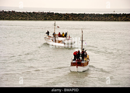 Kleine Schiffe Ramsgate Stockfoto