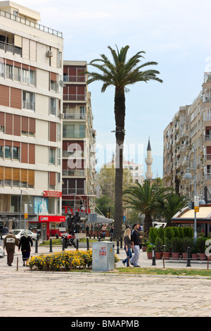 Kordon-Promenade in Alsancak, Izmir Stockfoto