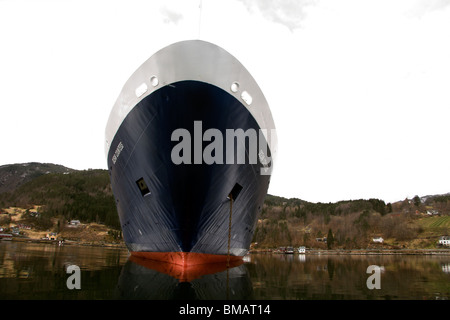 Kreuzfahrtschiff, Ulvik, Norwegen, norwegische Fjorde, Skandinavien, Europa Stockfoto