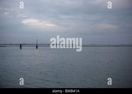Stürmischer Himmel über Venedig, Italien Stockfoto