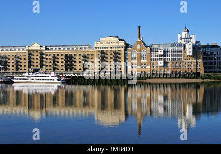 Butlers Wharf und Shad Thames, Southwark, London SE1, Vereinigtes Königreich Stockfoto