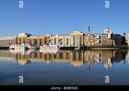 Butlers Wharf und Shad Thames, Southwark, London SE1, Vereinigtes Königreich Stockfoto