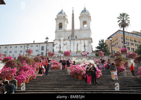 Spanische Treppe, Rom. Italien Stockfoto