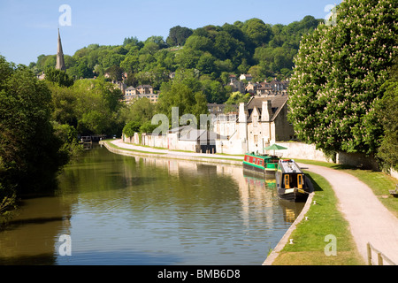 Kennet und Avon, Widecombe, Bath, England, Großbritannien Stockfoto