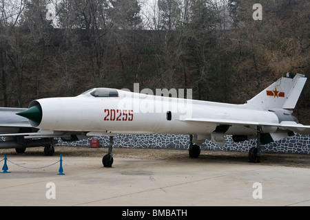 alte Kämpfer Flugzeuge Ausstellung in china Stockfoto