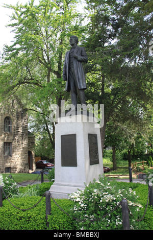 Camp Curtin historischen Marker und Monument in Harrisburg. Stockfoto