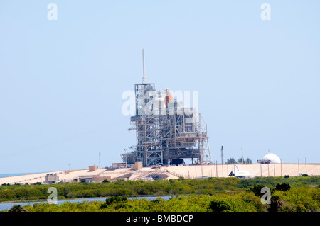 Launch Complex 39 (LC-39), Pad 39A für den Start am Kennedy Space Center in Cape Canaveral, Florida, USA Stockfoto