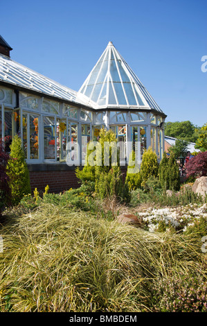 Botanische Gärten in den Badeort Urlaub Southport, England Stockfoto