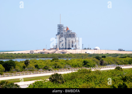 Launch Complex 39 (LC-39), Pad 39A für den Start am Kennedy Space Center in Cape Canaveral, Florida, USA Stockfoto