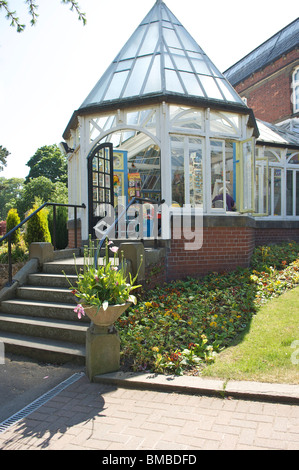 Botanische Gärten in den Badeort Urlaub Southport, England Stockfoto