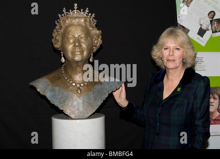 Großbritanniens Camilla, Herzogin von Cornwall ist der Erbe, der britische Thronfolger Prinz Charles Prince Of Wales verheiratet. Stockfoto