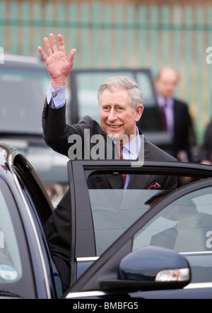 Großbritanniens Prinz Charles, Prinz von Wales, verpflichtet sich diversen Engagements in ganz Großbritannien Stockfoto