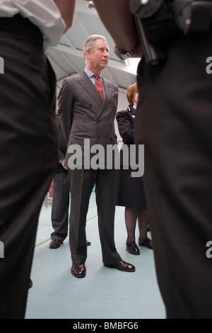 Großbritanniens Prinz Charles, Prinz von Wales, verpflichtet sich diversen Engagements in ganz Großbritannien Stockfoto