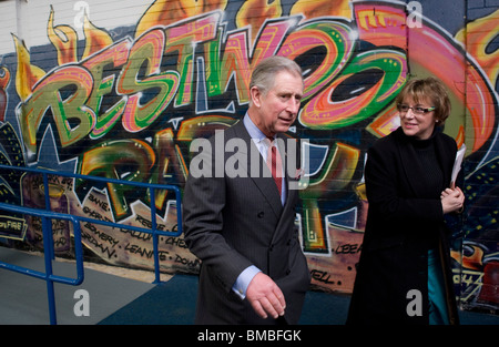 Großbritanniens Prinz Charles, Prinz von Wales, verpflichtet sich diversen Engagements in ganz Großbritannien Stockfoto