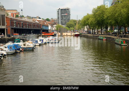 St Augustine erreichen, schwimmenden Hafen, Bristol Stockfoto