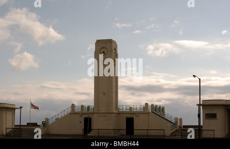 ART-DECO-BUS STATION SEATON CAREW HARTLEPOOL Stockfoto