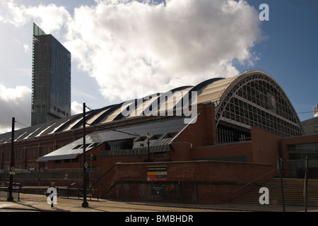 Manchester Central Conference Center, Hilton Hotel, Beetham Tower, Lower Mosley Street, UK Stockfoto