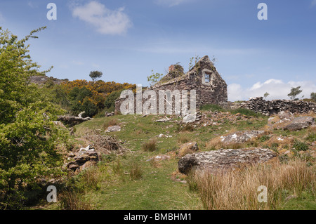 Irish Cottage, Dating vermutlich von der Hungersnot - Johannes Gollop Stockfoto