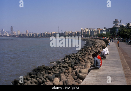 Back Bay Churchgate Mumbai Indien Stockfoto