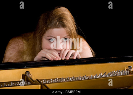 Pianist Stockfoto