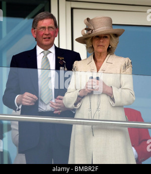 Camilla, Herzogin von Cornwall in Epsom Down Racecourse, offiziell die neue Herzogin Stand zu öffnen Stockfoto