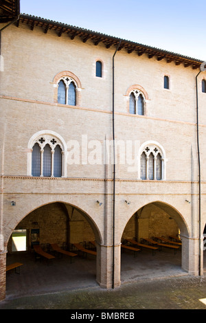 Trinci Palast, Foligno, Provinz Perugia Umbrien Stockfoto