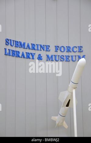 USS Nautilus - die 1. US-Atom-u-bei The Submarine Force Museum, Groton, Connecticut, USA Stockfoto