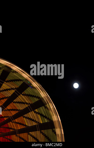 Riesenrad von Nacht und großen Lichter Stockfoto