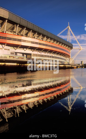 Fürstentum Stadion oder BT Millennium Stadium eine Sport- und Konzerthalle im Zentrum der Stadt Cardiff, South Glamorgan South Wales UK GB EU Europa Stockfoto