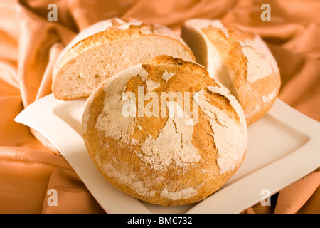 Brot-Stillleben Stockfoto
