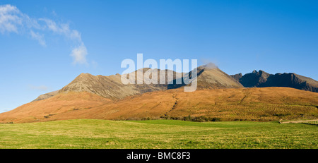 Schwarz Cullins von Glen Brittle, Isle Of Skye, Schottland Stockfoto